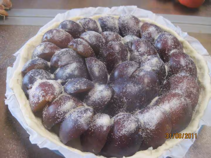 Tarte aux quetsches nature