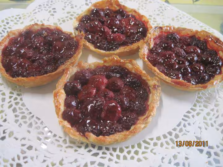 Tartelettes aux framboises