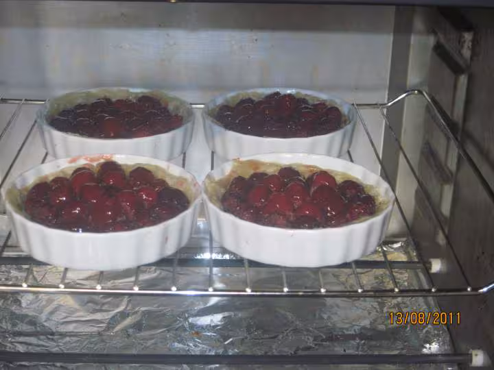 Tartelettes aux framboises