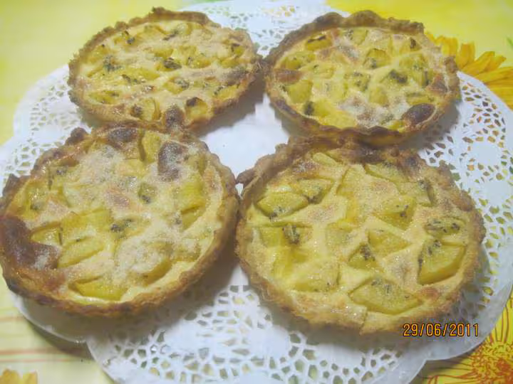 Tartelettes aux kiwis jaunes