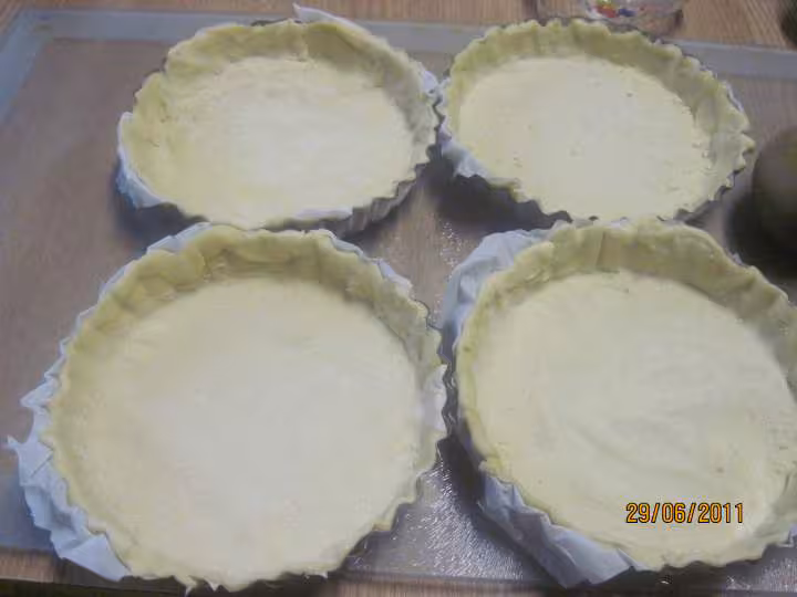 Tartelettes aux kiwis jaunes