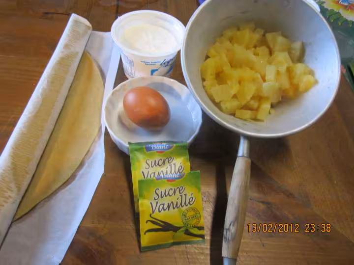 Tartelettes d ananas a la creme