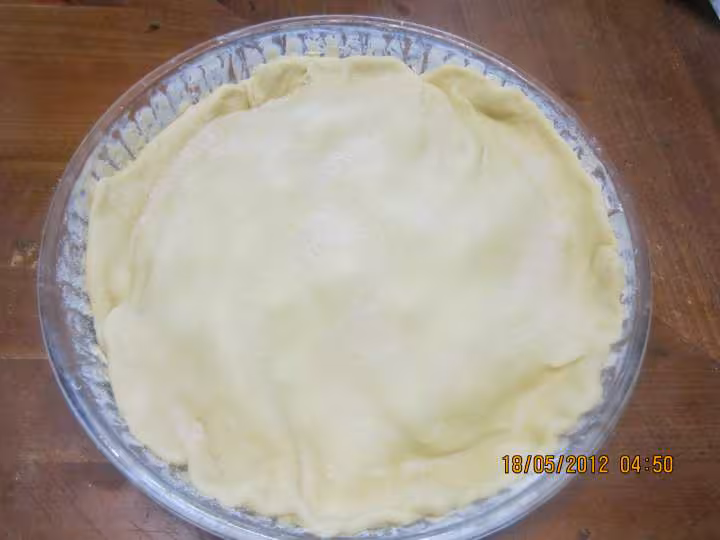 Tatin a la rhubarbe et fruits rouges