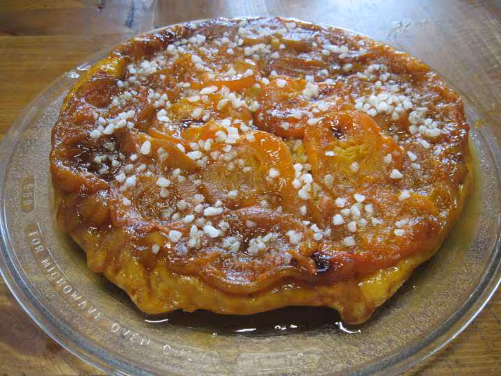 Tatin aux abricots