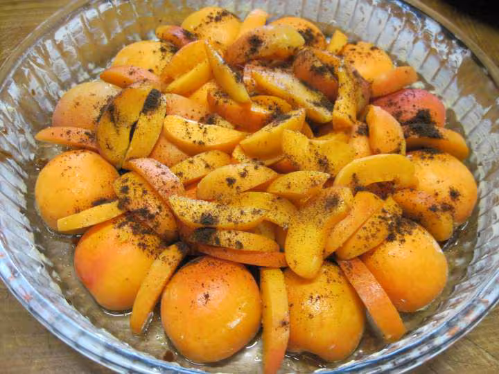 Tatin aux abricots