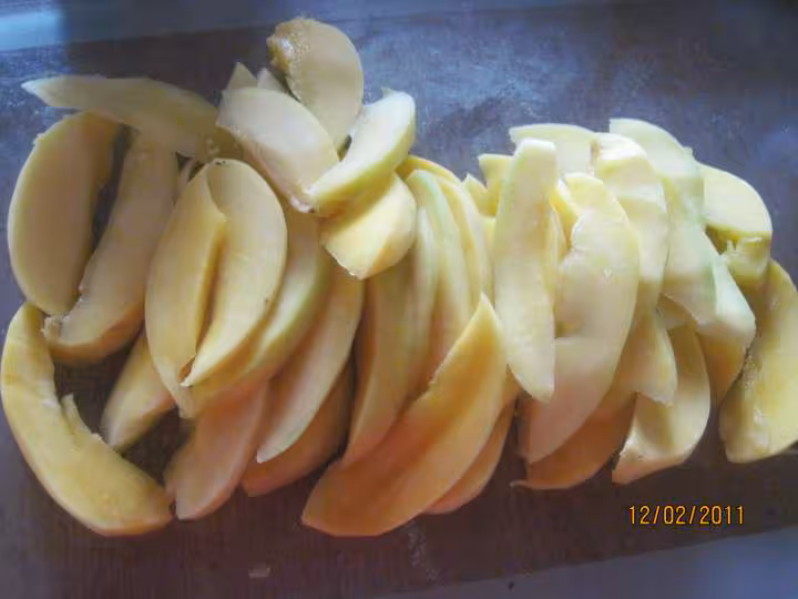 Tatin aux mangues caramelises