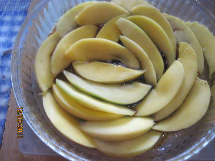 Tatin aux mangues caramelises