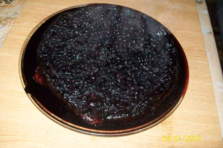 Tatin aux myrtilles et pommes