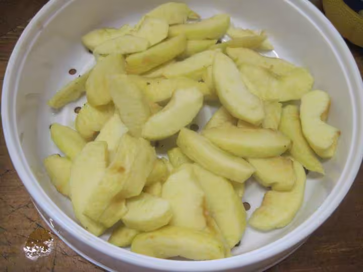 Tatin aux pruneaux et pommes