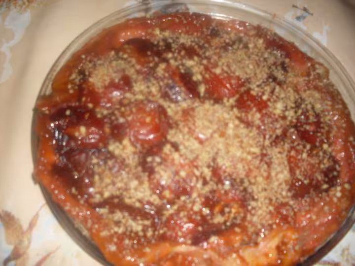 Tatin aux quetsches de buddlehia