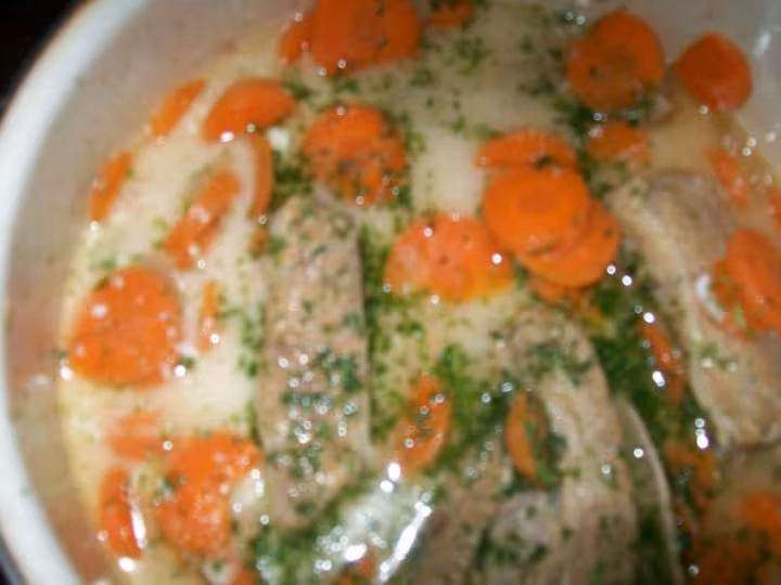 Tendons de veau aux carottes