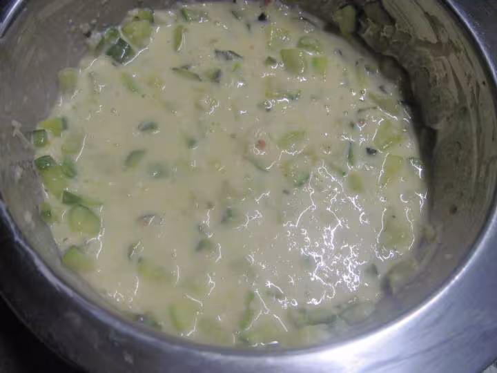 Terrine aux courgettes crabe et fromage de chevre