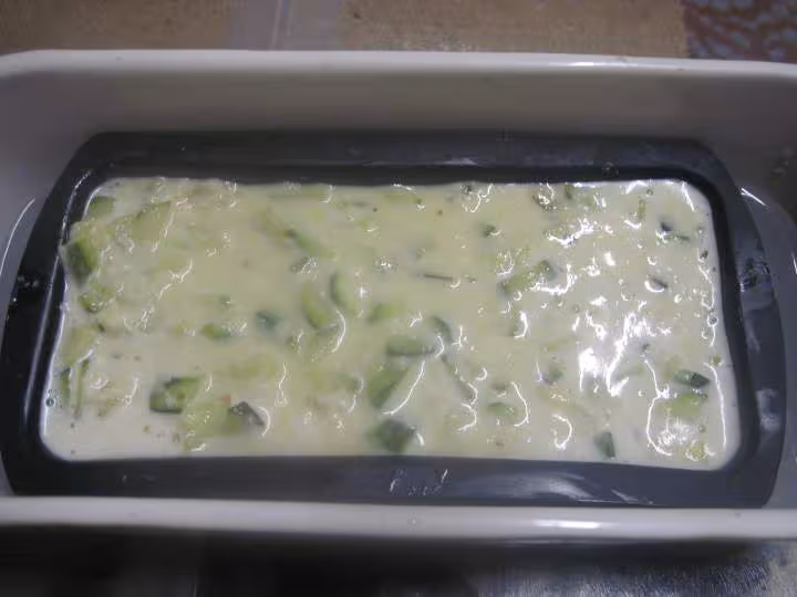 Terrine aux courgettes crabe et fromage de chevre