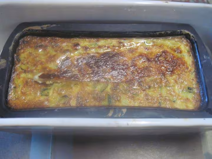 Terrine aux courgettes crabe et fromage de chevre