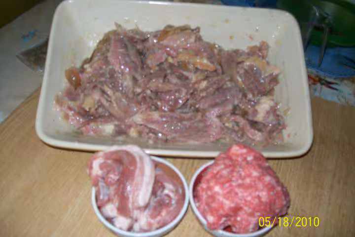 Terrine de canard champignons poivrons au porto
