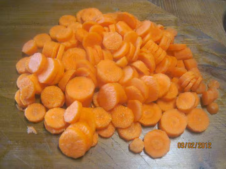Terrine de carottes aux noix de st jacques