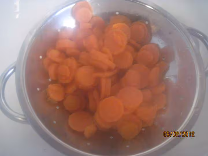 Terrine de carottes aux noix de st jacques
