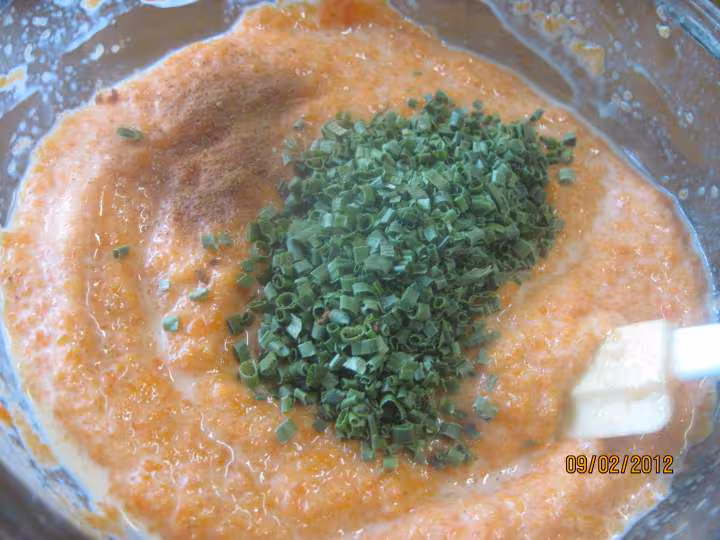 Terrine de carottes aux noix de st jacques