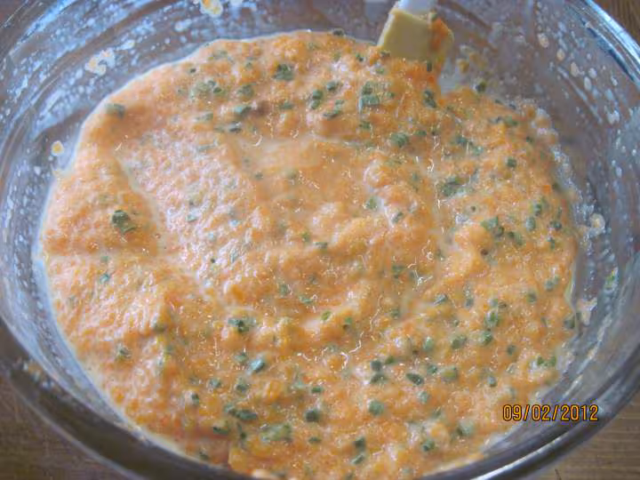 Terrine de carottes aux noix de st jacques