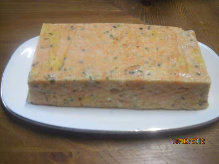 Terrine de carottes aux noix de st jacques
