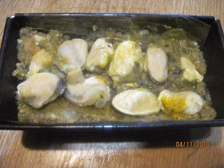 Terrine de crustaces au bain marie