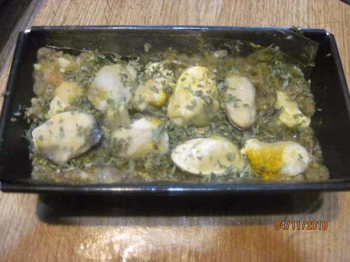 Terrine de crustaces au bain marie