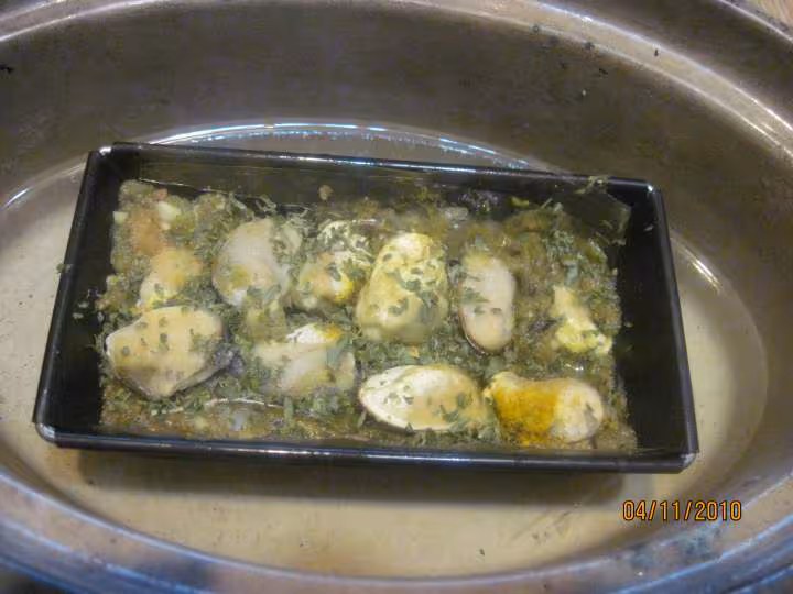 Terrine de crustaces au bain marie