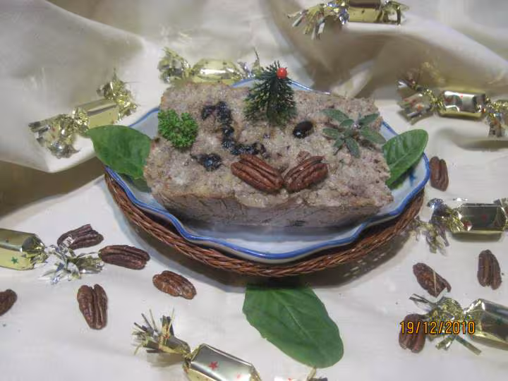 Terrine de poulet noix olives noires a la biere