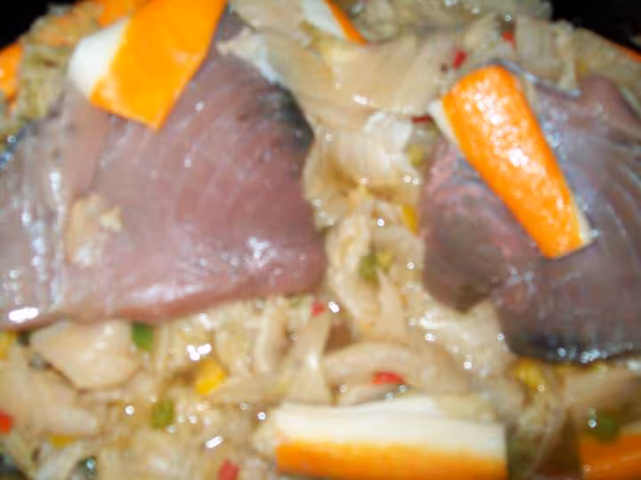 Thon rouge au chou chinois