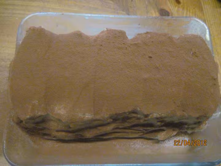 Tiramisu a la mascarpone au nougat