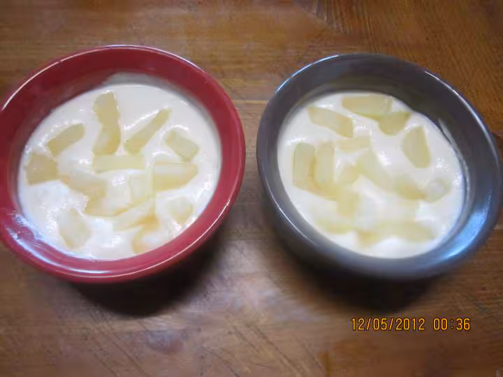 Tiramisu a la mascarpone aux poires et kirsch
