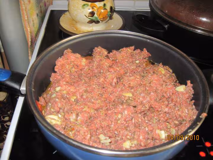 Tomates farcies en congelation