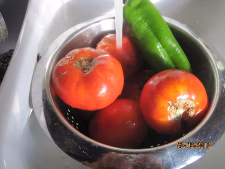 Tomates farcies et poivron a ma facon