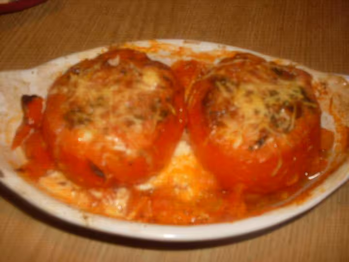 Tomates farcies oeufs jambon