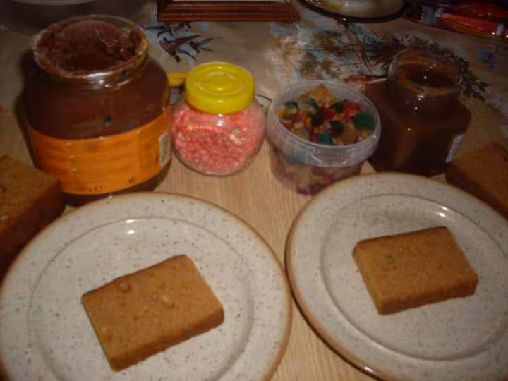 Tours de pain d epices chocolat creme de marron