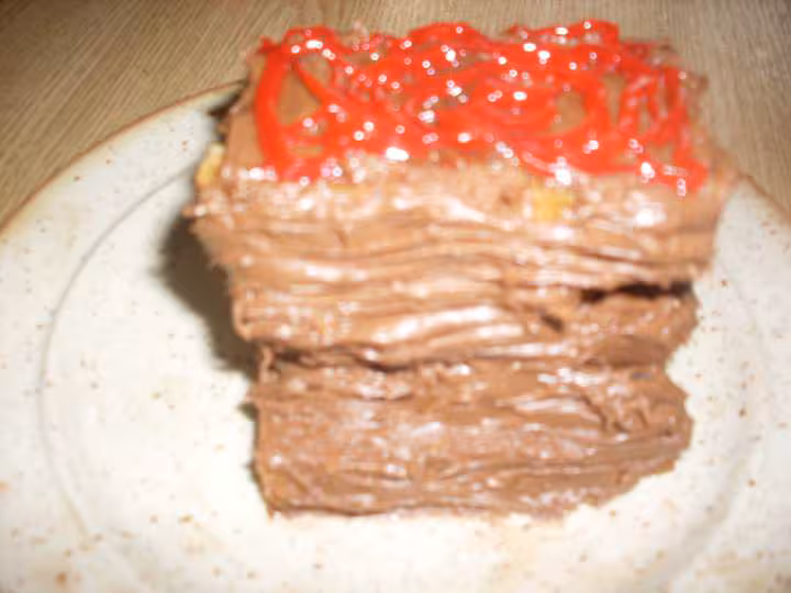 Tours de pain d epices chocolat creme de marron