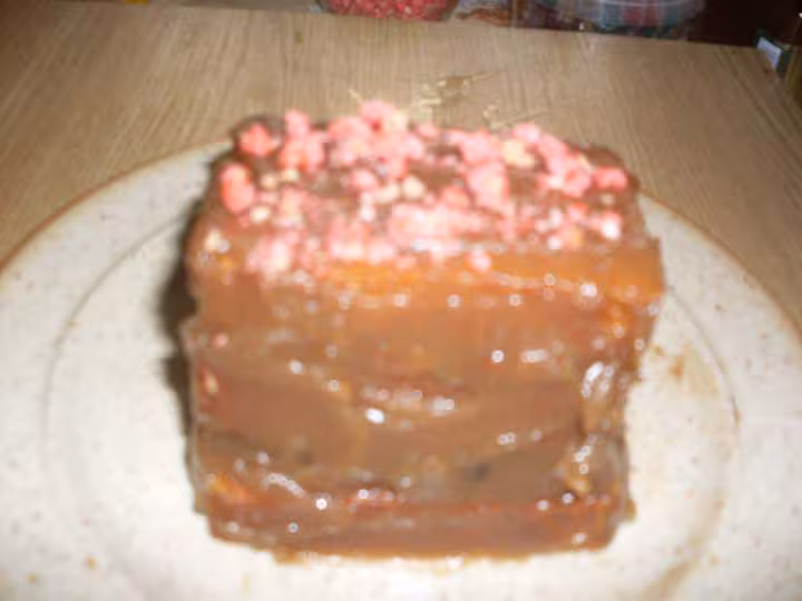 Tours de pain d epices chocolat creme de marron