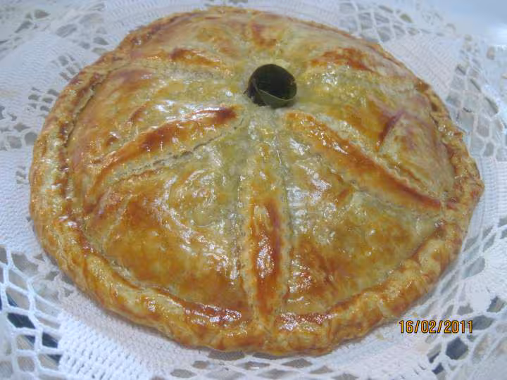 Tourte a la viande de porc et fenouil