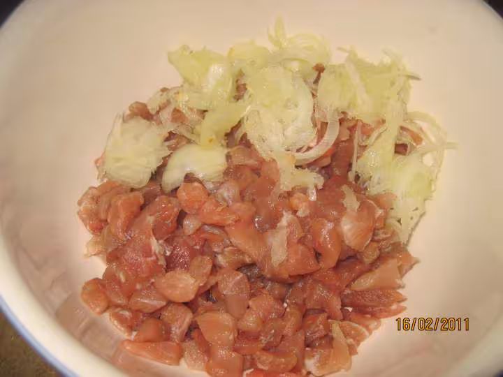 Tourte a la viande de porc et fenouil