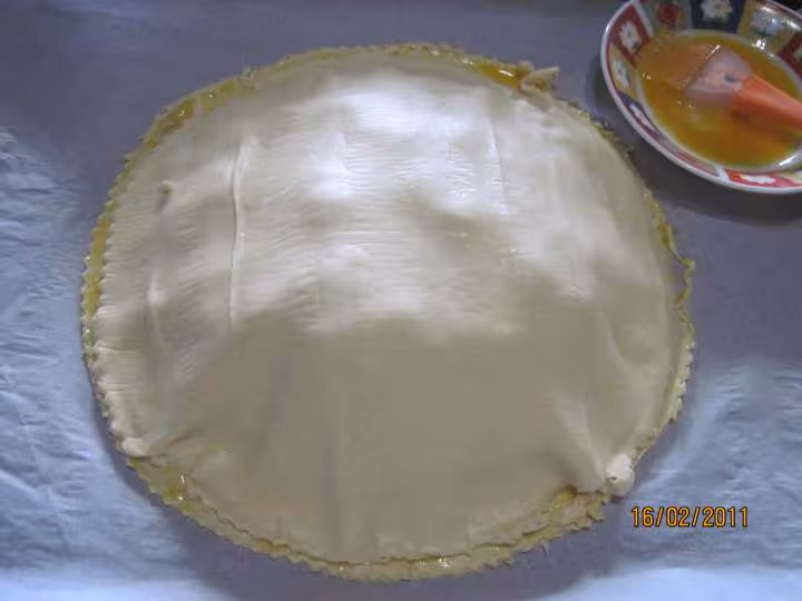 Tourte a la viande de porc et fenouil
