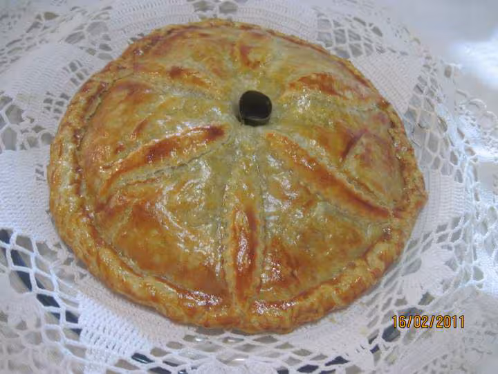 Tourte a la viande de porc et fenouil