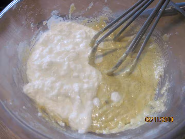 Tourte au fromage blanc maison et aux fruits
