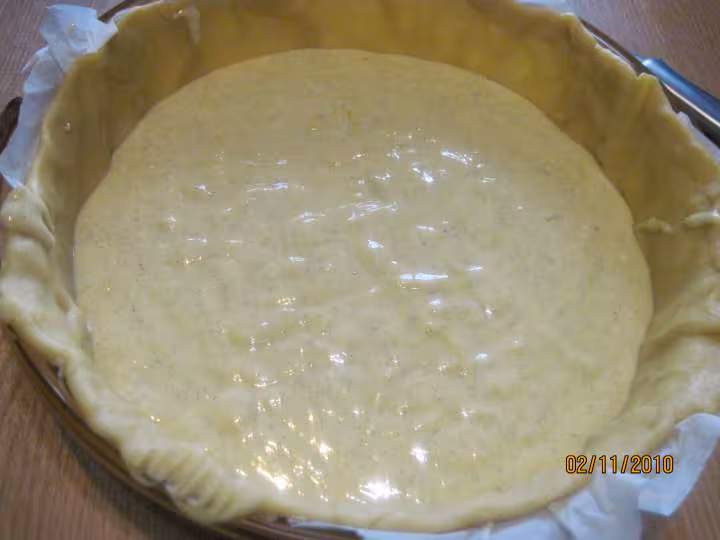 Tourte au fromage blanc maison et aux fruits