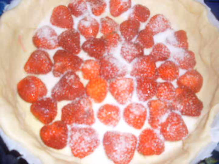 Tourte aux fraises