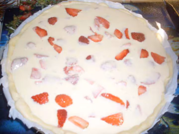 Tourte aux fraises