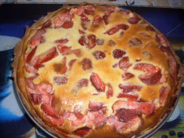 Tourte aux fraises