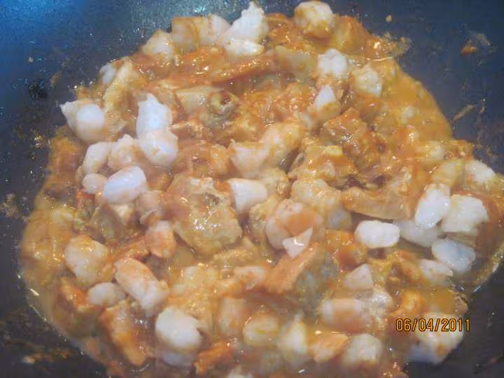 Tourte aux fruits mer et saumon