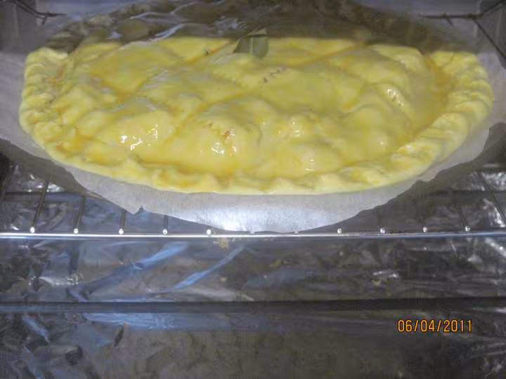 Tourte aux fruits mer et saumon