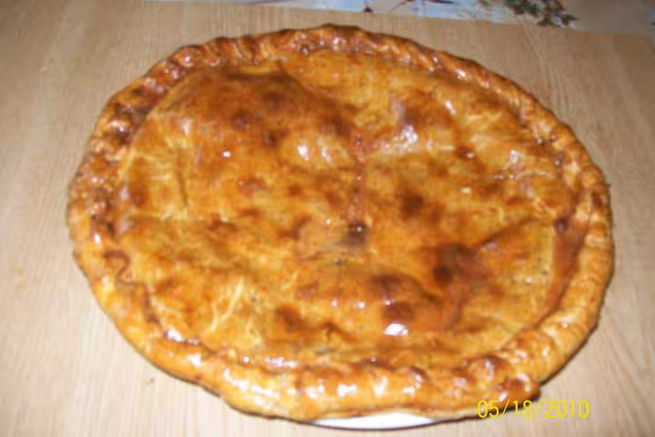Tourte aux fruits poires pommes