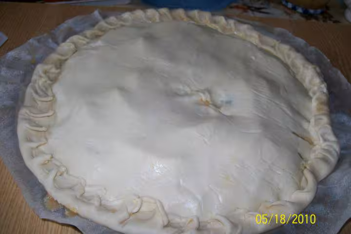Tourte aux fruits poires pommes